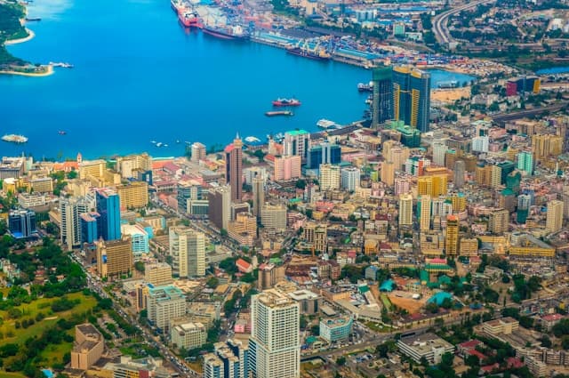 Dar es Salaam city skyline representing employers and workforce support